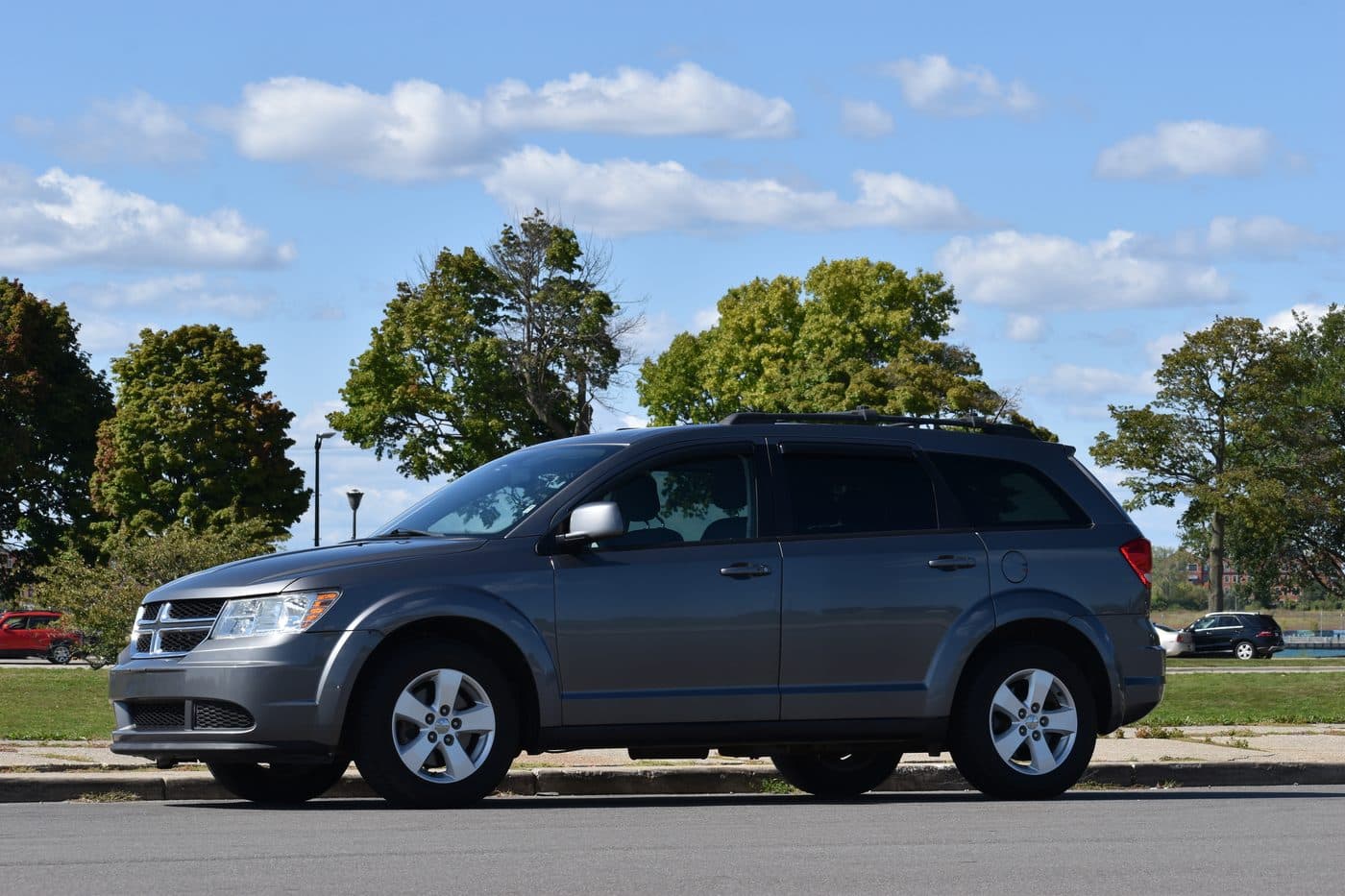 Gray Dodge Journey from the FAJ Rentals fleet